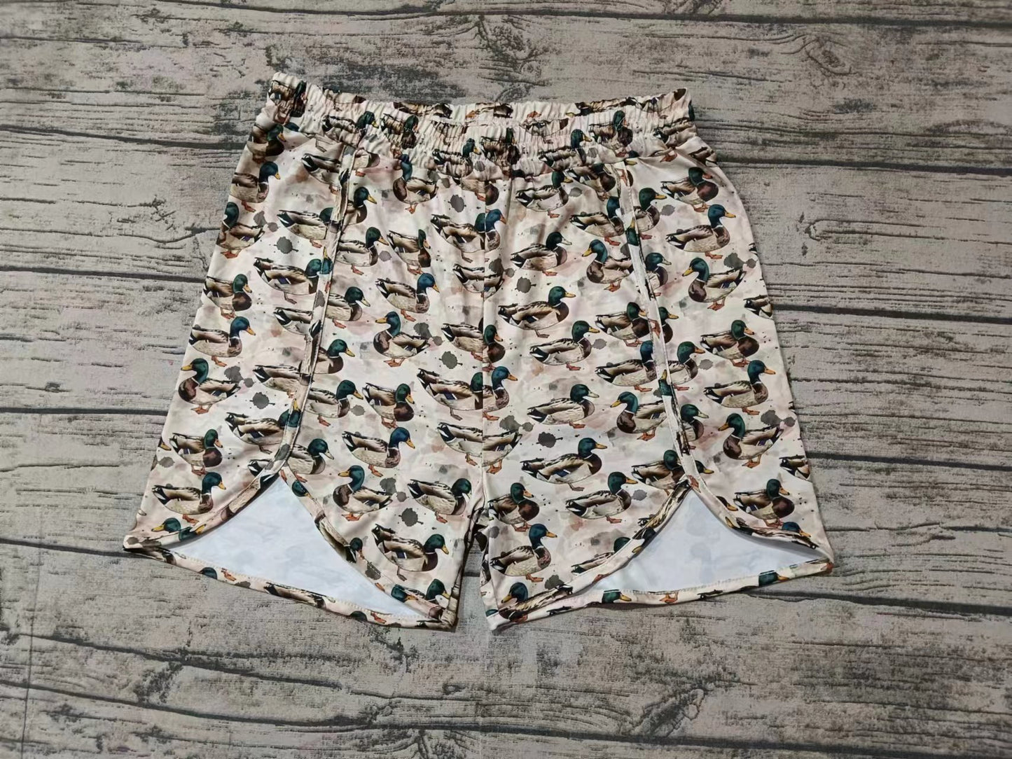 Adult Women Southern Hunting Mallard Ducks Shorts Bottoms Preorder(moq 5)