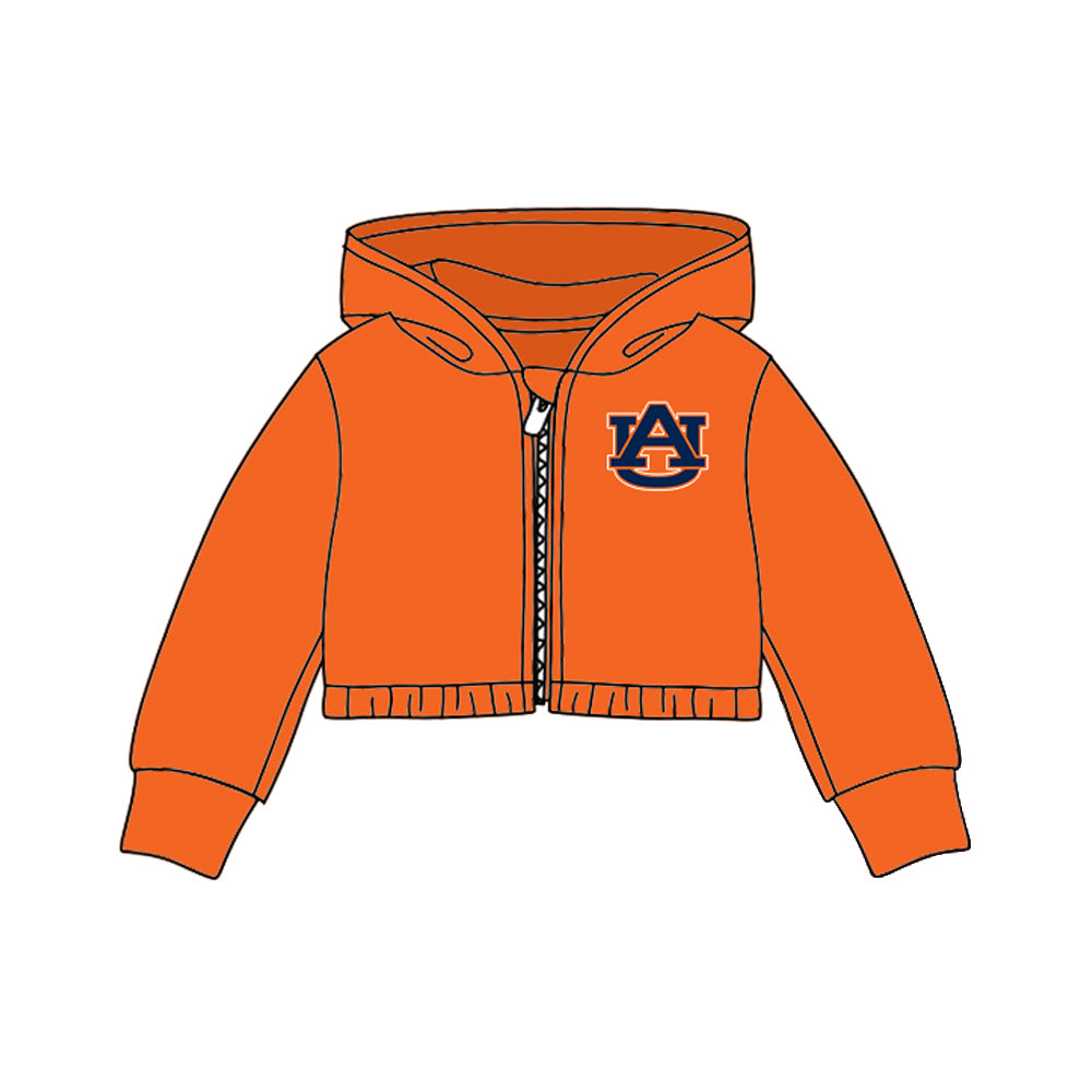 Baby Girls Team Orange AU Hooded Top Cardigans Jackets preorder(moq 5)