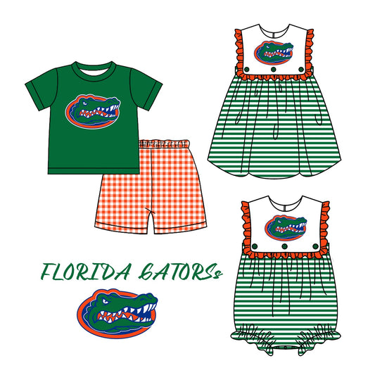 Preorder Custom moq 5 Football Team Florida Gators Sibling Clothes