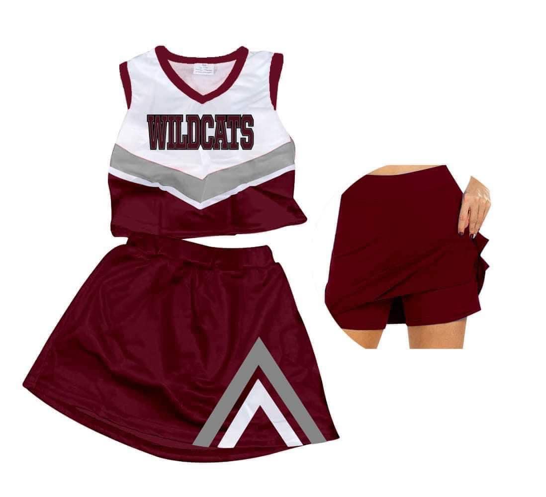 Baby Girls Cheerleader Skirts Team 11 Clothing Sets preorder(moq 5)