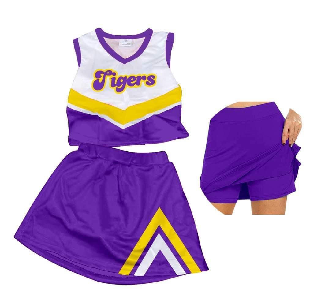 Baby Girls Cheerleader Skirts Team 7 Clothing Sets preorder(moq 5)