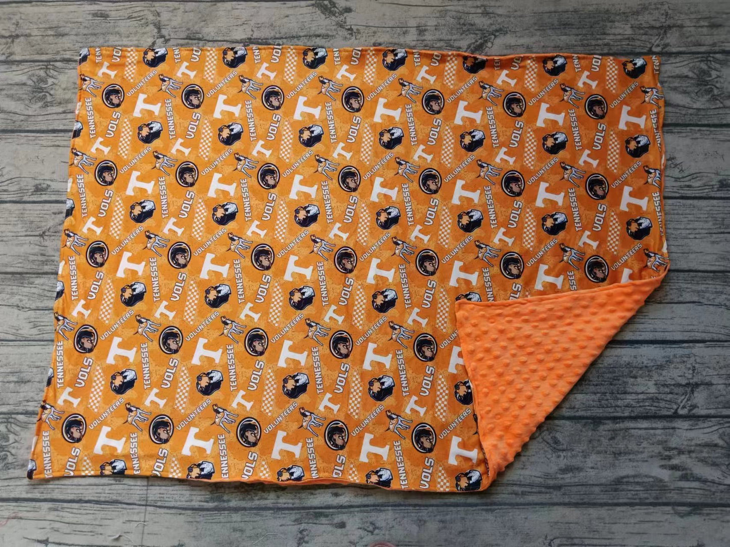 Baby Girls Tennessee Team Minky Blankets preorder(moq 5)