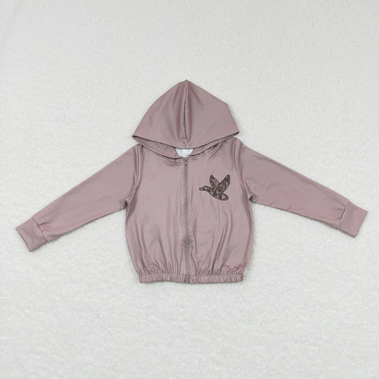 Baby Girls Camo Branch Hunting Duck Hooded Tops Jackets