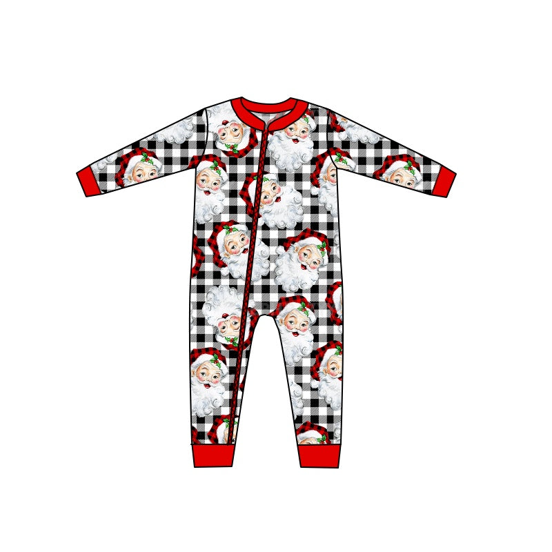 Baby Infant Christmas Santa Long Sleeve Rompers preorder(moq 5)