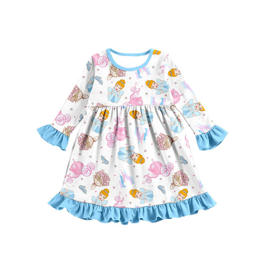 Baby Girls Princess Knee Length Dresses preorder(moq 5)