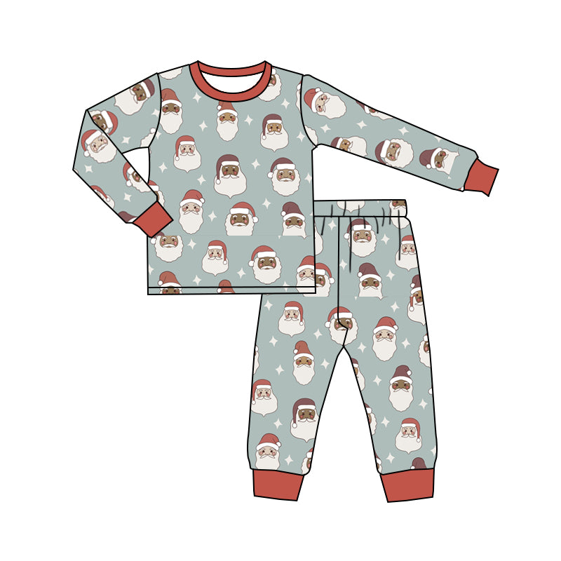 Baby Kids Christmas Santa Pants Pajamas Clothes Sets preorder(moq 5)