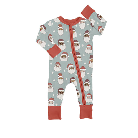 Baby Infant Santa Christmas Long Sleeve Rompers preorder(moq 5)