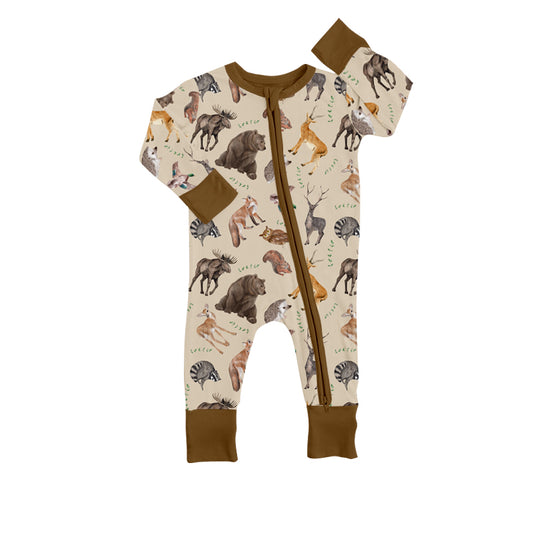 Baby Infant Deer Animal Long Sleeve Rompers preorder(moq 5)