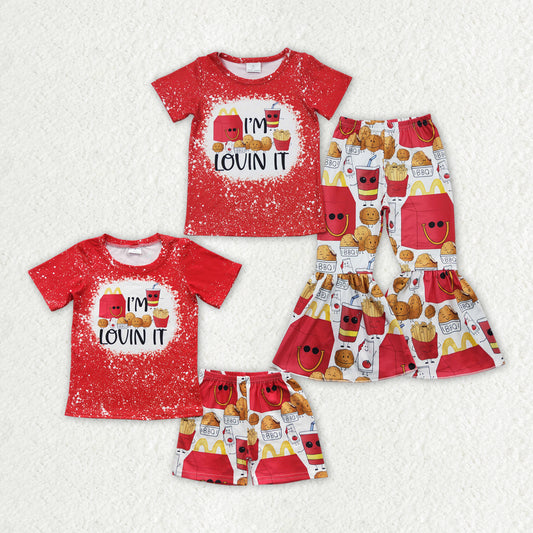 Baby Girls Chips Summer Sinling Boys Clothes Sets