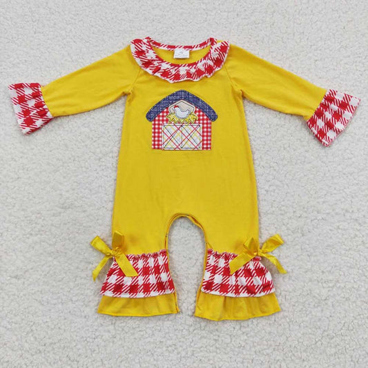 Baby Girls Farm House Rompers