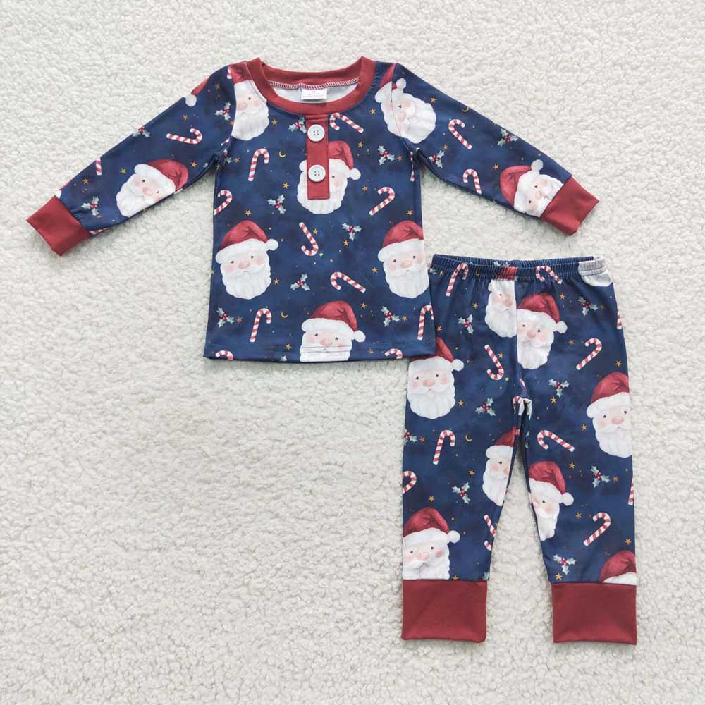 Baby Boys Christmas Santa Pajamas Clothing Sets