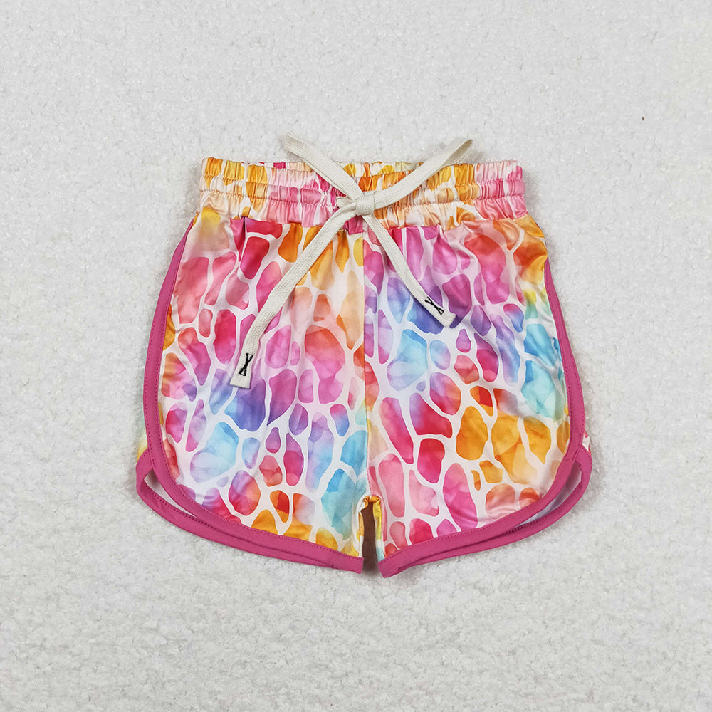 Baby Girls Pink Leopard Summer Shorts Bottoms