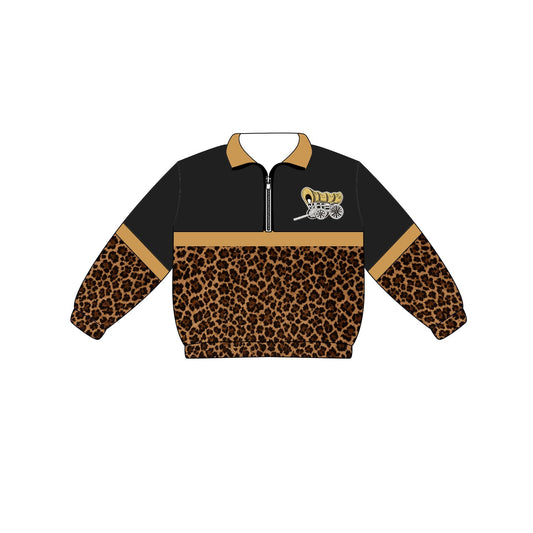 Preorder (moq 5)Baby Boys Long Sleeve Team Zip Pullovers Tops