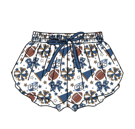 Preorder (moq 5)Baby Girls Bows Stars Footballs Team Butterfly Shorts Bottom