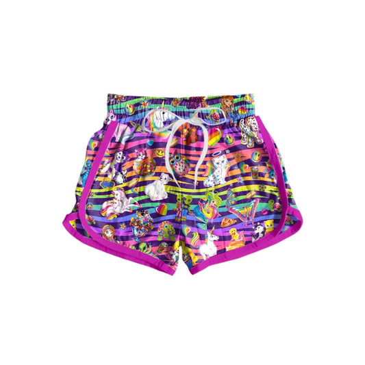 Baby Girls Colorful Tiger Colorful Sports Shorts Bottoms Preorder(moq 5)
