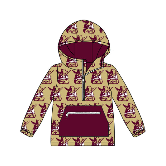 Preorder (moq 8)Baby Boys Colonels Pockets Zipper Hoodies Tops