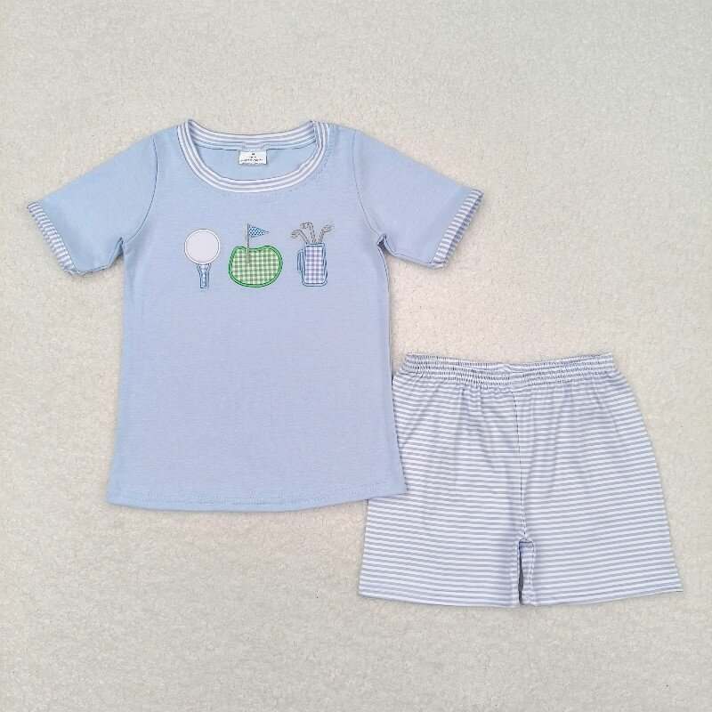 Baby Girls Golf Sibling Brother Summer Rompers Clothes Sets
