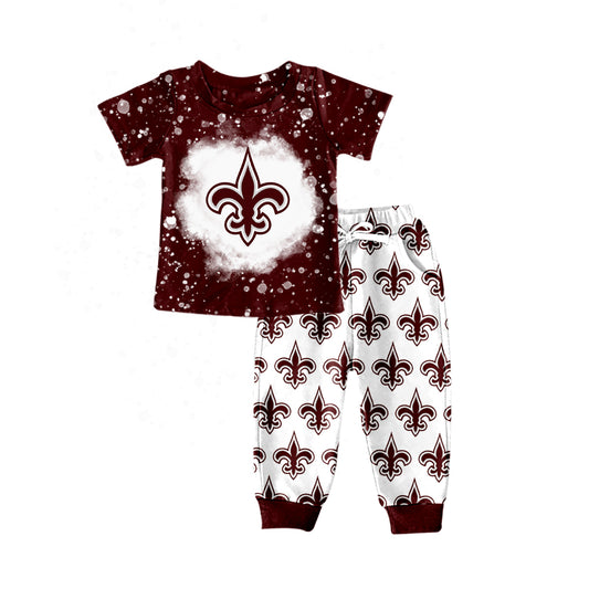 Baby Boys Odenville Team Tee Shirt Top Pants Clothes Sets Preorder(moq 5)