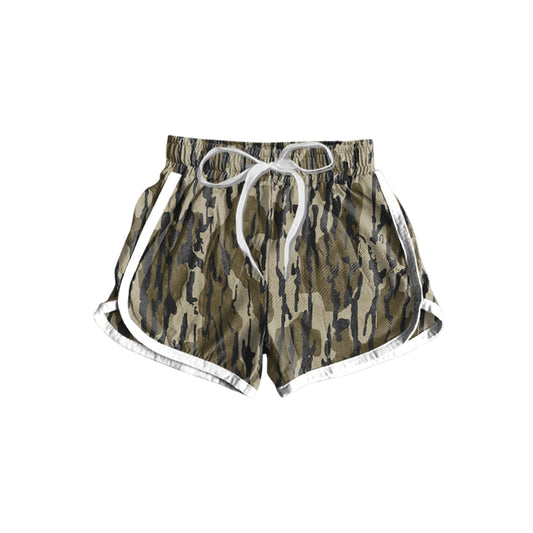 Adult Women Southern Hunting Camo Bottomland Shorts Bottoms Preorder(moq 5)