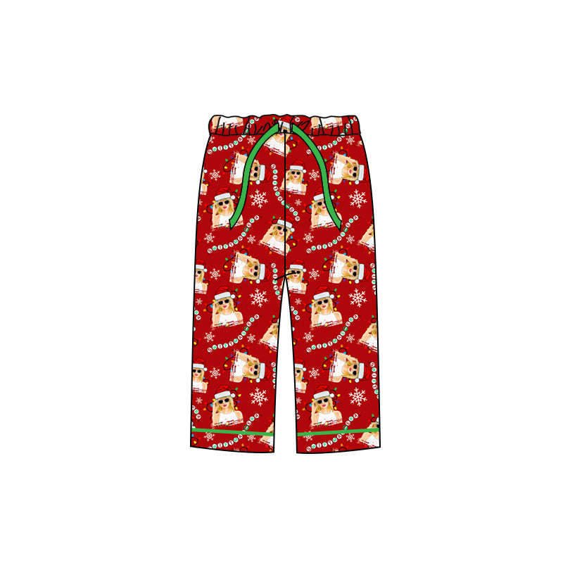 Adult Women Christmas Singer Era Bottoms Pants Pajamas Preorder(moq 5)