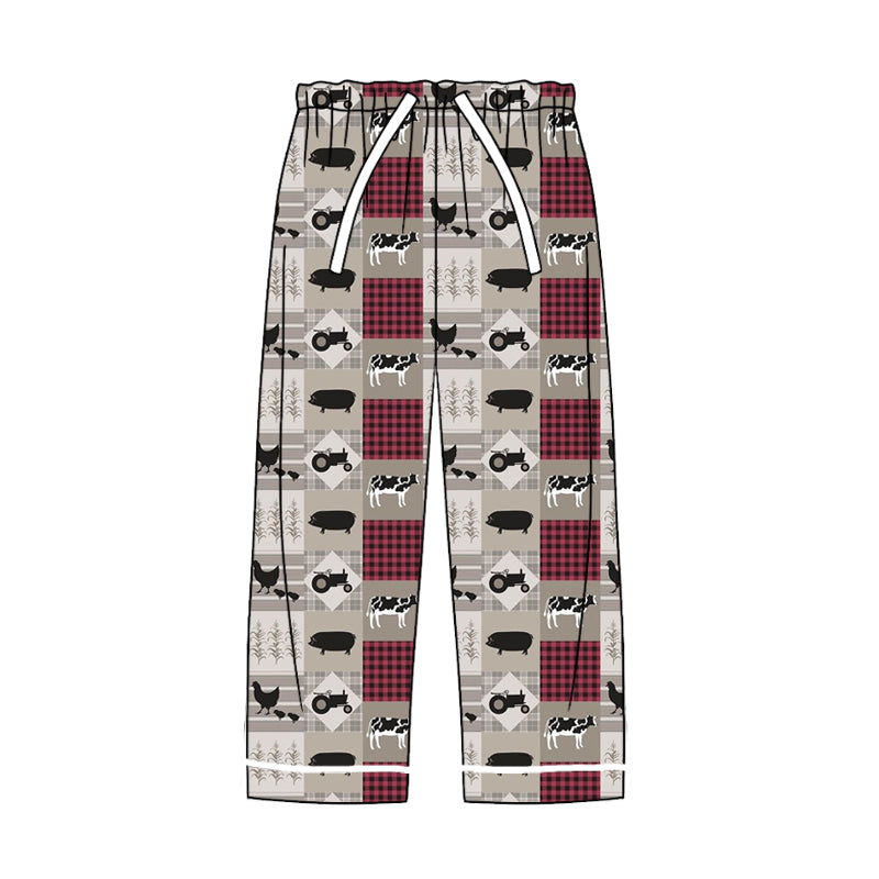 Adult Women Farm Animals Bottoms Pants Pajamas Preorder(moq 5)