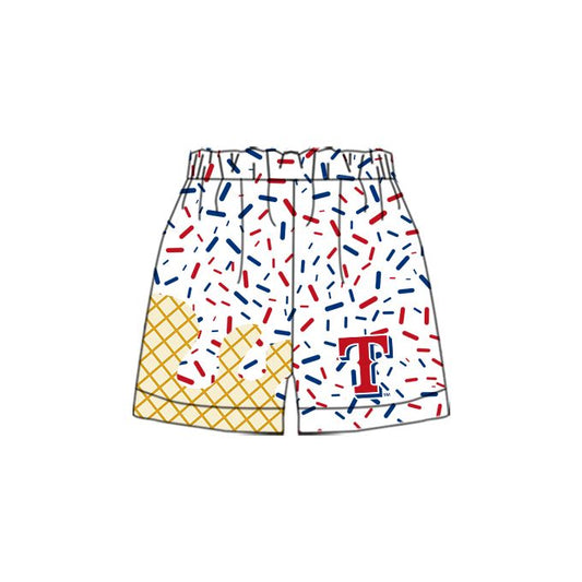 Preorder moq 5 Baby Boys Texas Team Shorts Bottoms