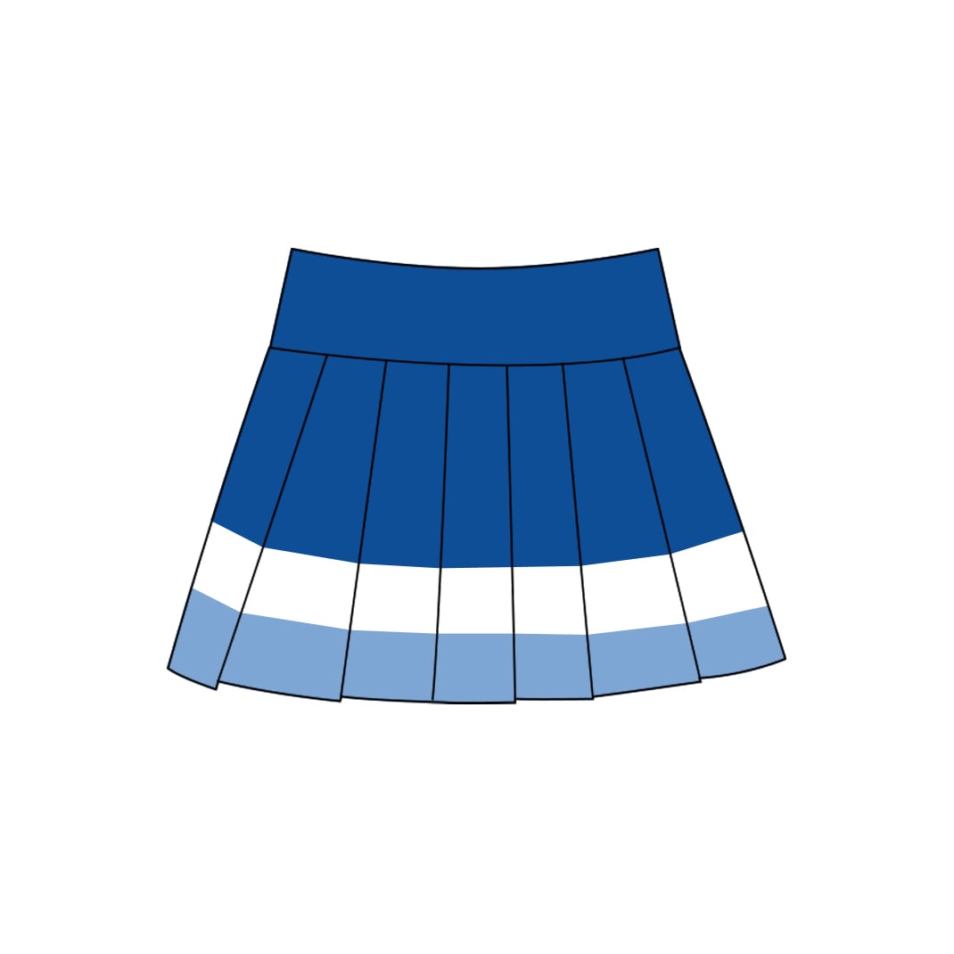 Preorder (moq 5) Baby Girls BH Eagles Blue Team Skirt Shorts Bottom