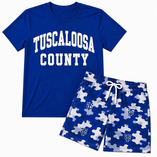 Preorder moq 5 Baby Boys TC wildcats Top Short Team Clothes Sets