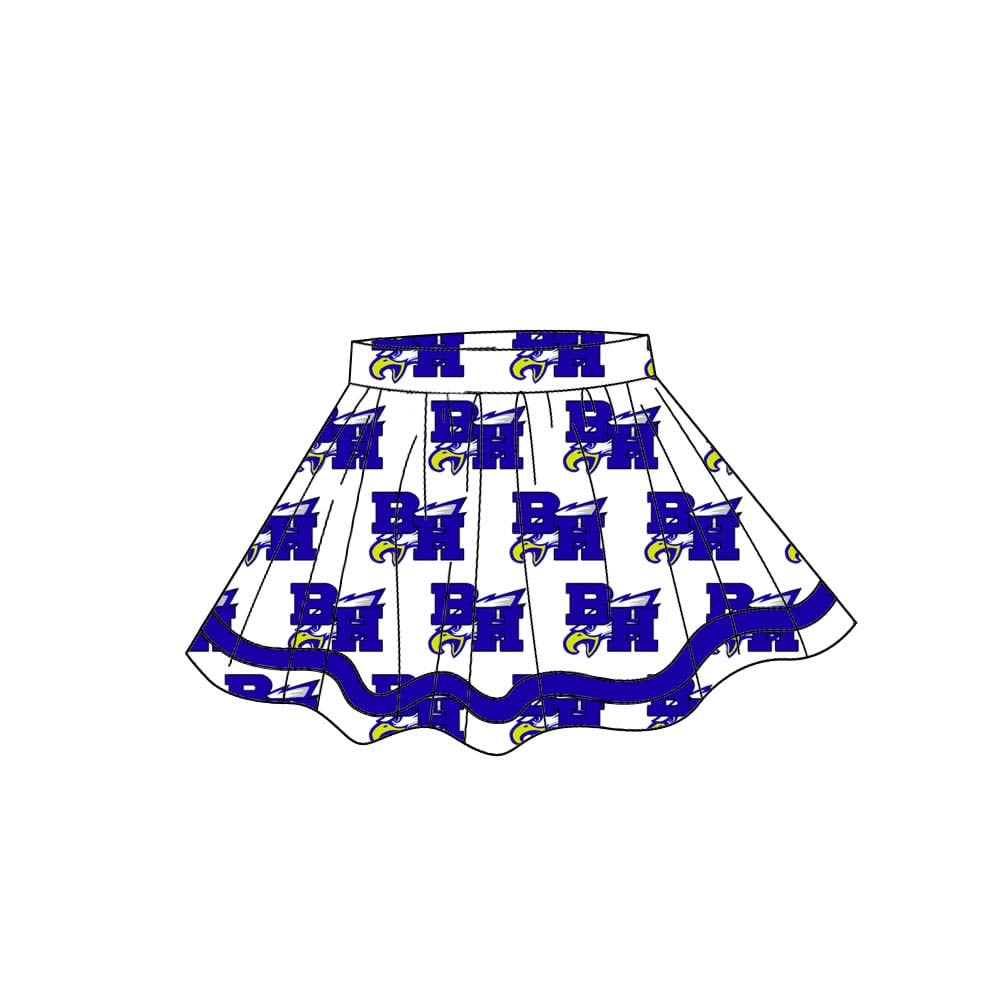 Preorder(moq 8) Baby Girls BH Eagle Team Skort Shorts Bottoms