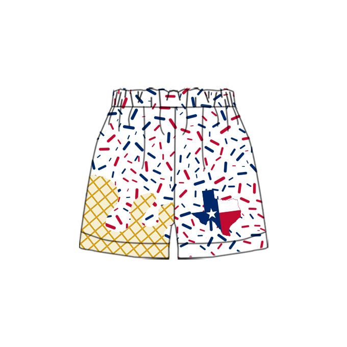 Preorder moq 5 Baby Boys Texas Team Shorts Bottoms