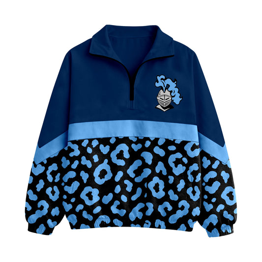 Preorder (moq 5)Baby Boys Navy Lancers Long Sleeve Zip Team Pullovers Top