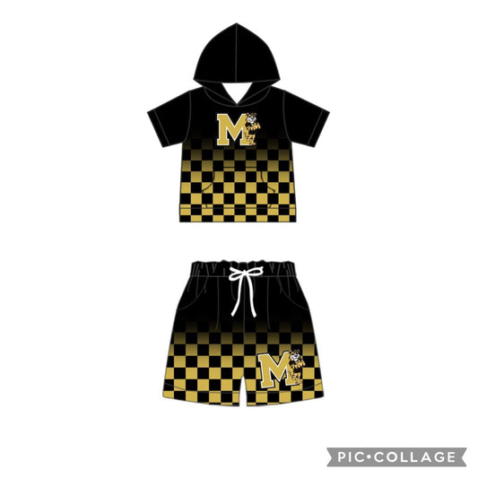 Preorder (moq 5)Baby Boys Murray Hooded Top Shorts Clothes Sets