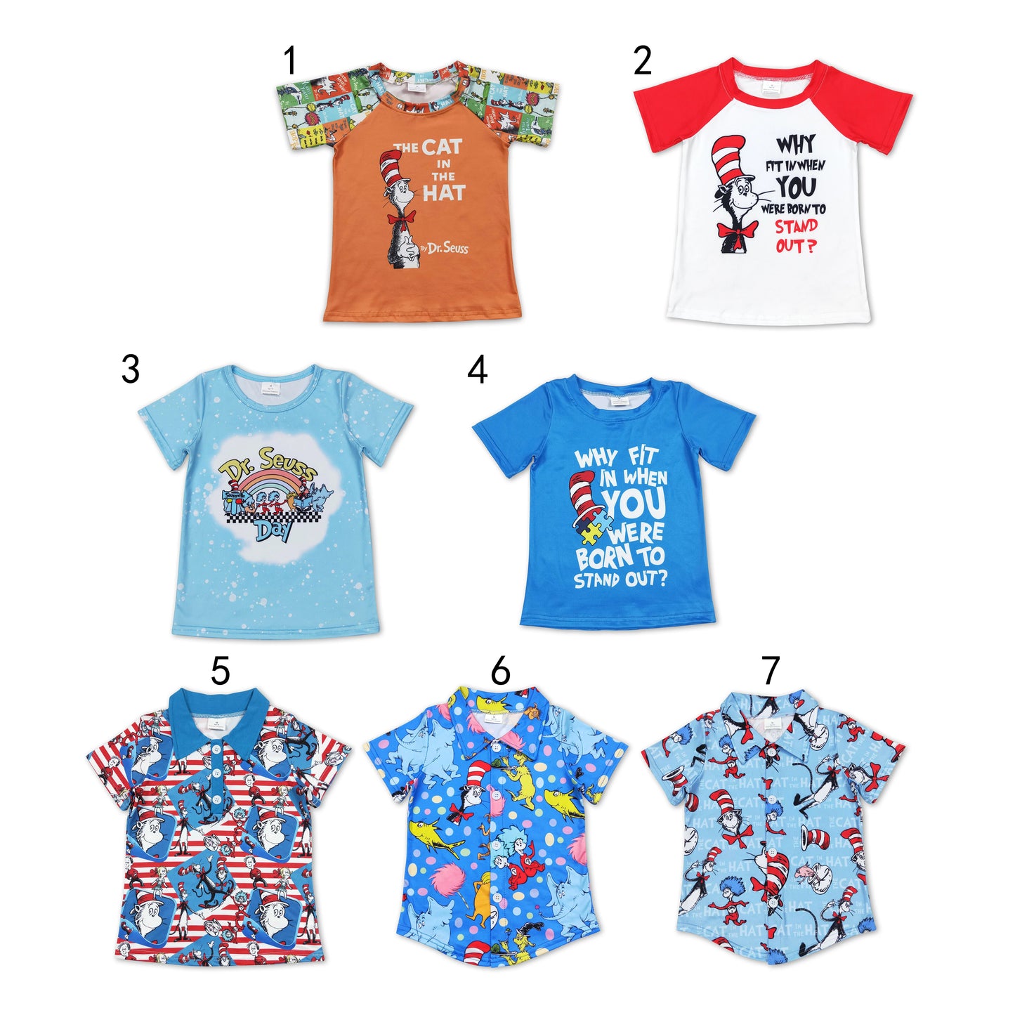 Sibling Baby Boys Dr Reading Short Sleeve Tee Shirts Tops