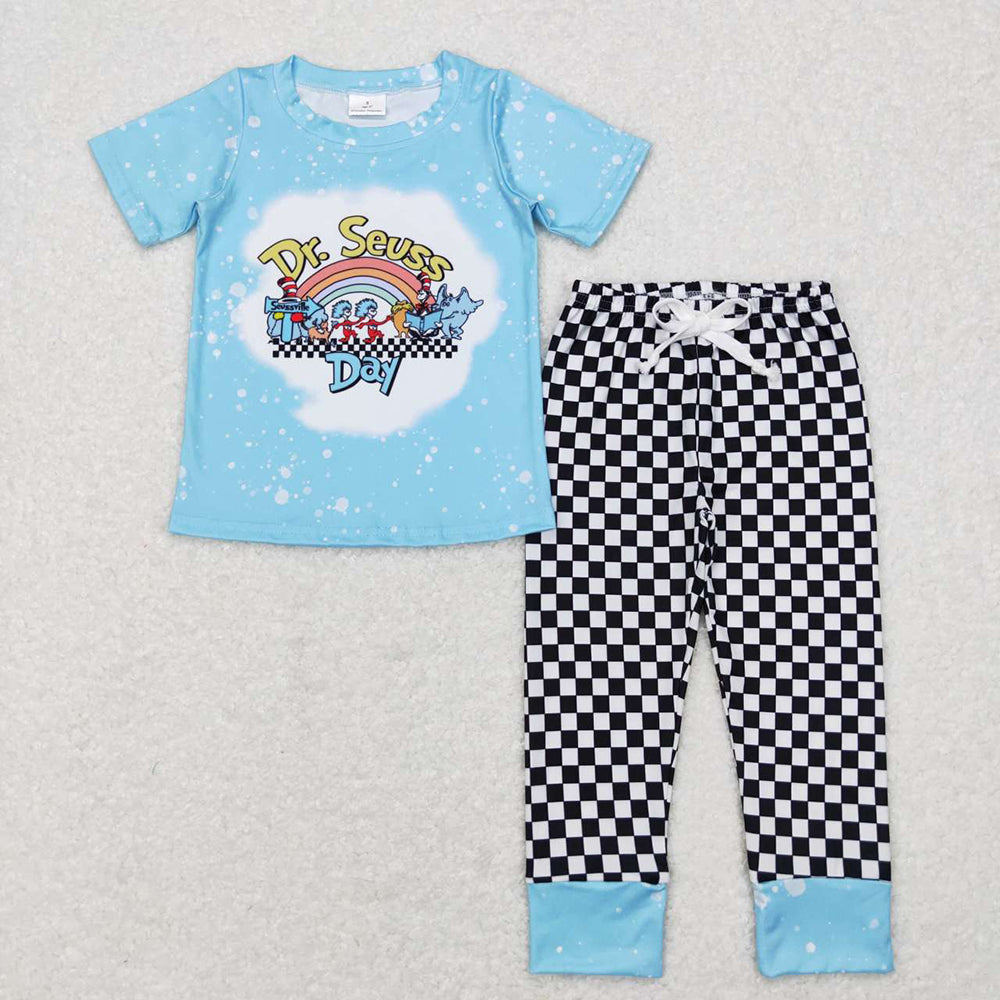 Baby Boys Dr Reading Blue Tee Shirts Tops Pants Clothing Sets