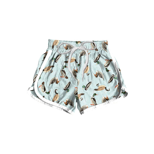 Baby Girls Ducks Light Green Bottoms Sports Shorts Preorder(moq 5)