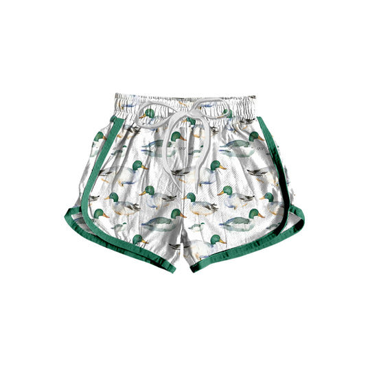 Baby Girls Ducks Green Bottoms Sports Shorts Preorder(moq 5)