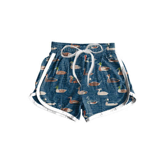 Baby Girls Ducks Navy Bottoms Sports Shorts Preorder(moq 5)