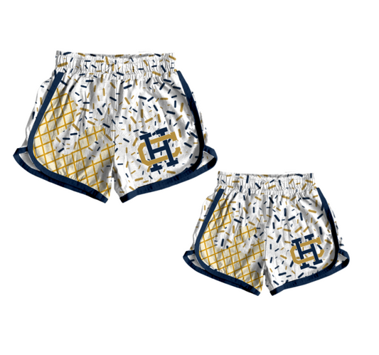 Cutom moq 5 football team Mama and Me shorts sibling clothes