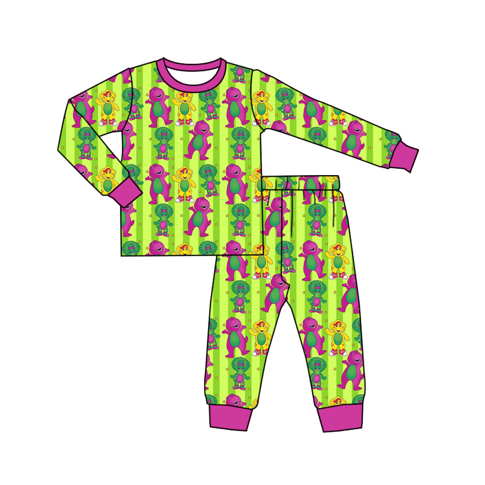 Baby Boys Dinosaurs Top Pants Pajamas Clothes Sets Preorder(moq 5)