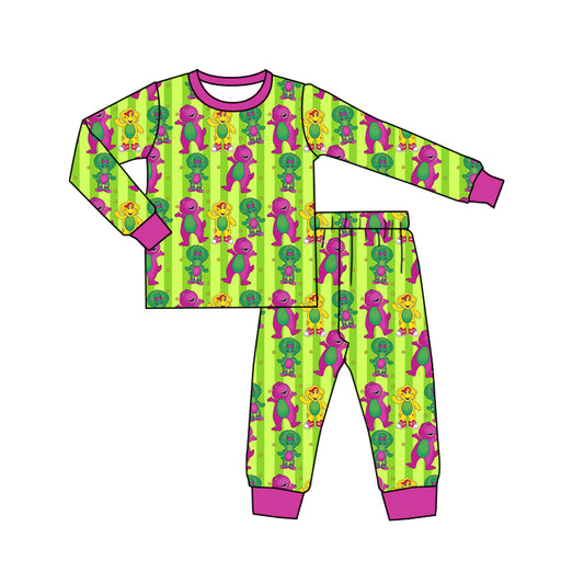 Baby Boys Dinosaurs Top Pants Pajamas Clothes Sets Preorder(moq 5)