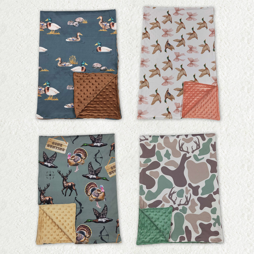Sibling Baby Kids Southern Hunting Blankets