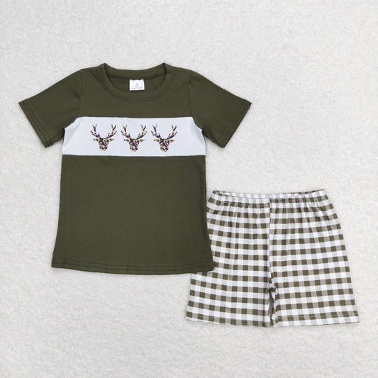 Sibling Boys Deers 2pcs Sets Rompers Summer Clothes