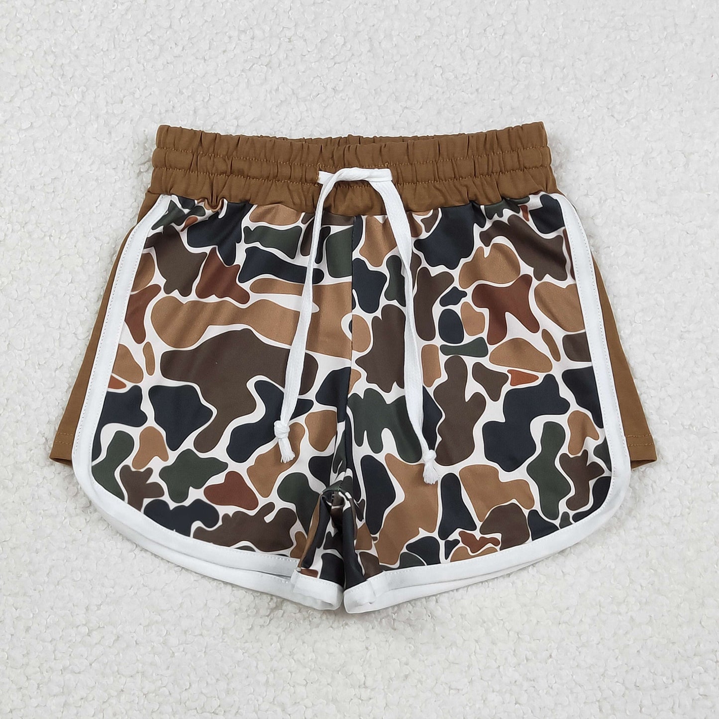 Baby Girls Southern Dark Brown Camo Shorts Bottom