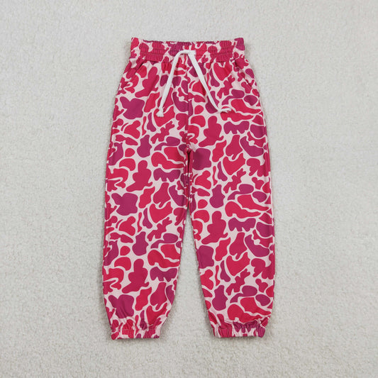 Baby Girls Southern Hot Pink Camo Pockets Jogger Pant Bottoms