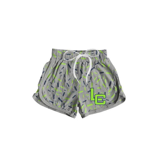 Preorder(moq 5) Baby Girls Grey LC Sprinkles Team Sports Shorts