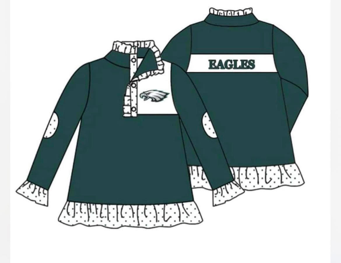 Baby Girls eager Team Pullover Tops preorder(moq 5)