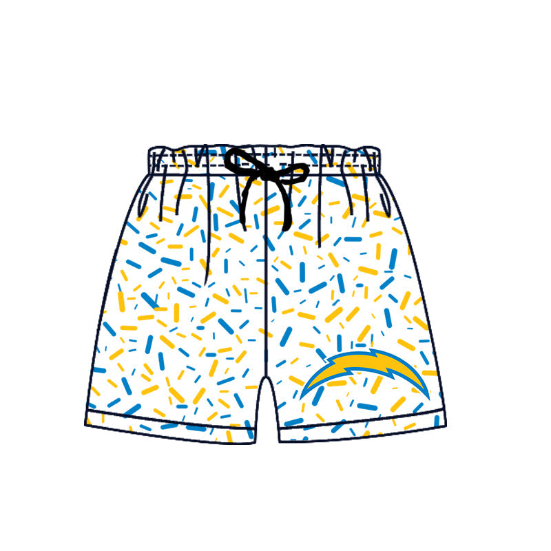 Preorder (moq 5)Baby Boys Drip Sprinkles Chargers Team Shorts Bottom
