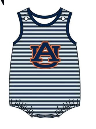 Baby Infant Boys AU Stripes Sleeveless Team Rompers preorder split order May 26th