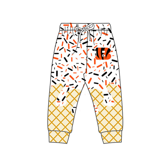 Preorder (moq 5)Baby Boys Cincinnati Bengals Drip Sprinkles Team Jogger Pants Bottom