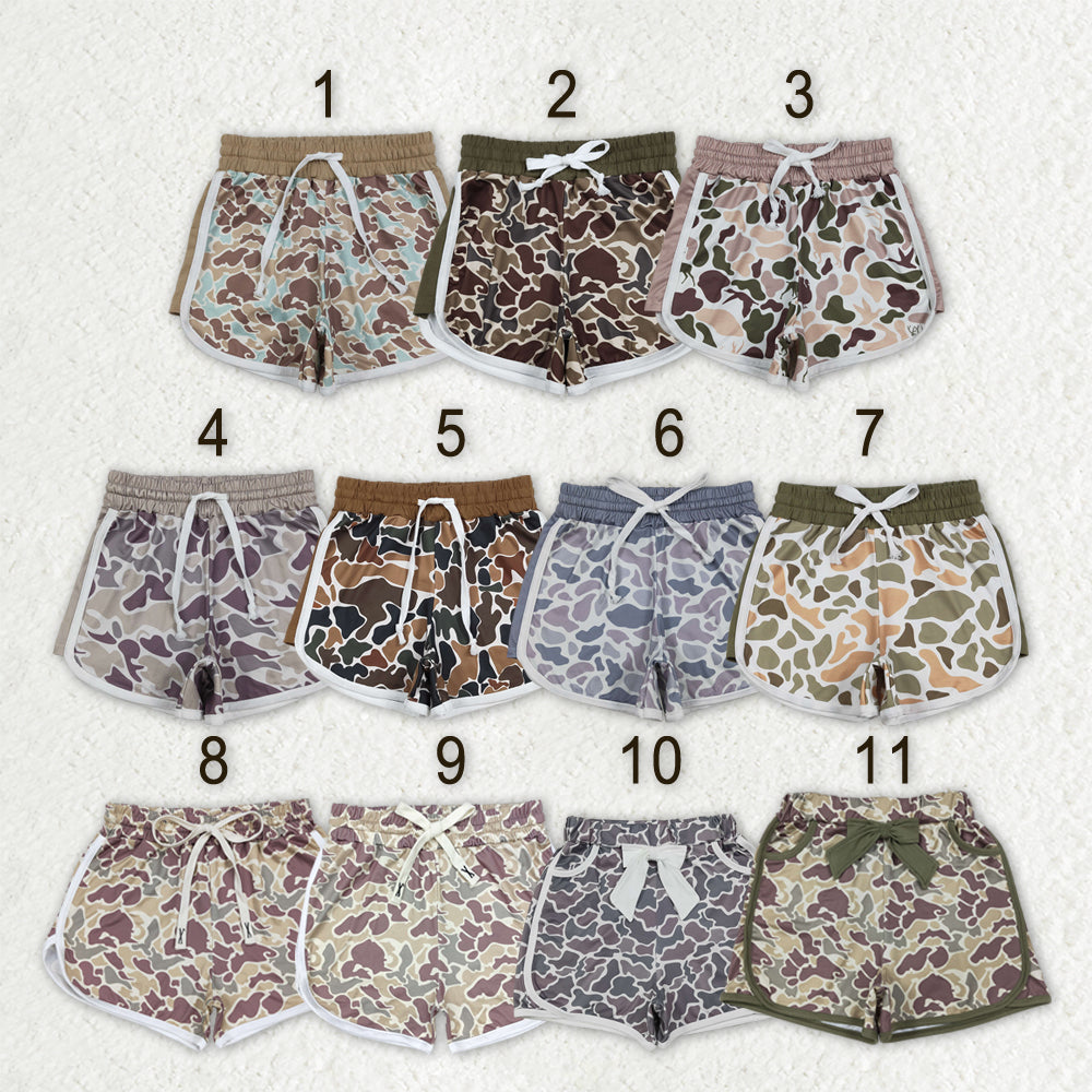 Sibling Baby Girls Southern Hunting Camo Shorts Bottoms